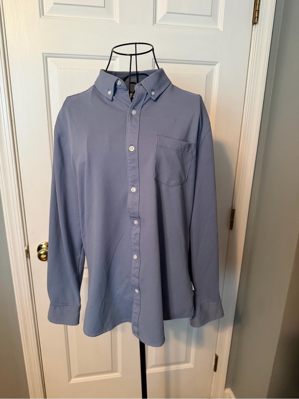 Kenneth Cole New York Slate Blue Button-Down Shirt